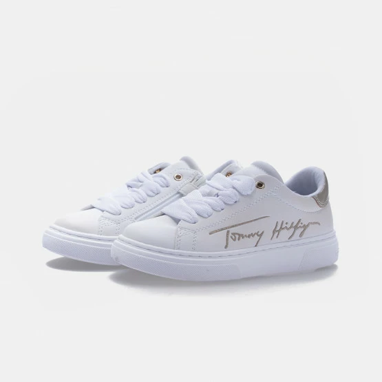 Φτηνός 🔥 Casual | Lifestyle 👟 Sneakers Tommy 👖 Jeans Low Cut Παιδικά Παπούτσια WHITE/PLATINUM 🤩 3 Φτηνός 🔥 Casual | Lifestyle 👟 Sneakers Tommy 👖 Jeans Low Cut Παιδικά Παπούτσια WHITE/PLATINUM 🤩 - Image 3