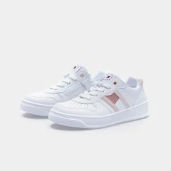 Προϋπολογισμός 🔔 Casual | Lifestyle 👟 Sneakers Tommy 👖 Jeans Παιδικά Παπούτσια WHITE/PINK 🎉 -Παιδικά Παπούτσια Εκπτώσεις tommy jeans low cut lace up sneaker 45