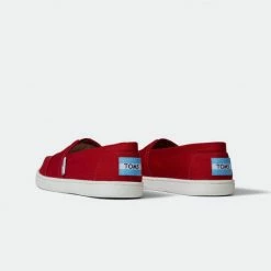 Αγορά 🔔 Παιδικές Εσπαντρίγιες TOMS Alpargata Παιδικές Εσπαντρίγιες RED 😀 -Παιδικά Παπούτσια Εκπτώσεις toms alpargata red cnvs yt alpr esp 2