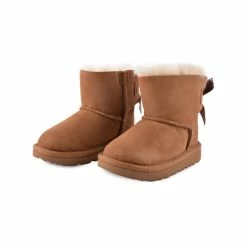 Τοπ 10 👏 Μποτάκια Ugg T Mini Bailey Bow Ii BROWN 🧨
