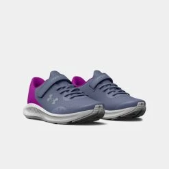 Κουπόνι 🛒 Τρέξιμο | Running Under Armour GPS Pursuit 3 Παιδικά Παπούτσια για Τρέξιμο Aurora Purple/Strobe/Metallic Silver 🔥 -Παιδικά Παπούτσια Εκπτώσεις under armour gps pursuit 3 ac 3