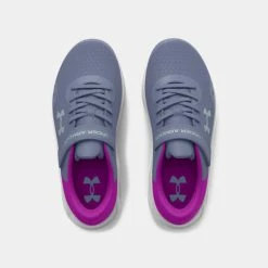 Κουπόνι 🛒 Τρέξιμο | Running Under Armour GPS Pursuit 3 Παιδικά Παπούτσια για Τρέξιμο Aurora Purple/Strobe/Metallic Silver 🔥 -Παιδικά Παπούτσια Εκπτώσεις under armour gps pursuit 3 ac 4