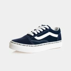 Προϋπολογισμός 😀 Casual | Lifestyle 👟 Sneakers Vans Old Skool VOTH Logo Παιδικά Παπούτσια 👗 DRESS BLUES/TRU ❤️ -Παιδικά Παπούτσια Εκπτώσεις vans uy old skool mini dbuwh 3