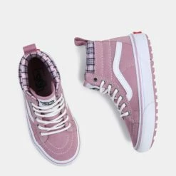 ΧΟΝΔΡΙΚΟ ΕΜΠΟΡΙΟ ⭐ Μποτάκια Vans Uy Sk8-Hi Mte-1 Plad Lilas 👏 -Παιδικά Παπούτσια Εκπτώσεις vans uy sk8 hi mte 1 plad lilas 3