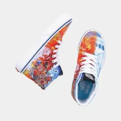 Εκπτωση 😍 Μποτάκια Vans Uy Sk8-Hi Onep Pnkh White MULTI ⭐ -Παιδικά Παπούτσια Εκπτώσεις vans uy sk8 hi onep pnkh white 3