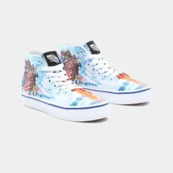 Εκπτωση 😍 Μποτάκια Vans Uy Sk8-Hi Onep Pnkh White MULTI ⭐ -Παιδικά Παπούτσια Εκπτώσεις vans uy sk8 hi onep pnkh white 4